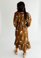 Fiona Floral Print Midi Dress