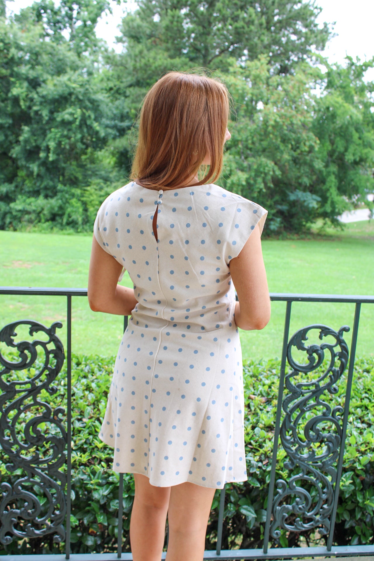 Meadow Polka Dot Mini Dress