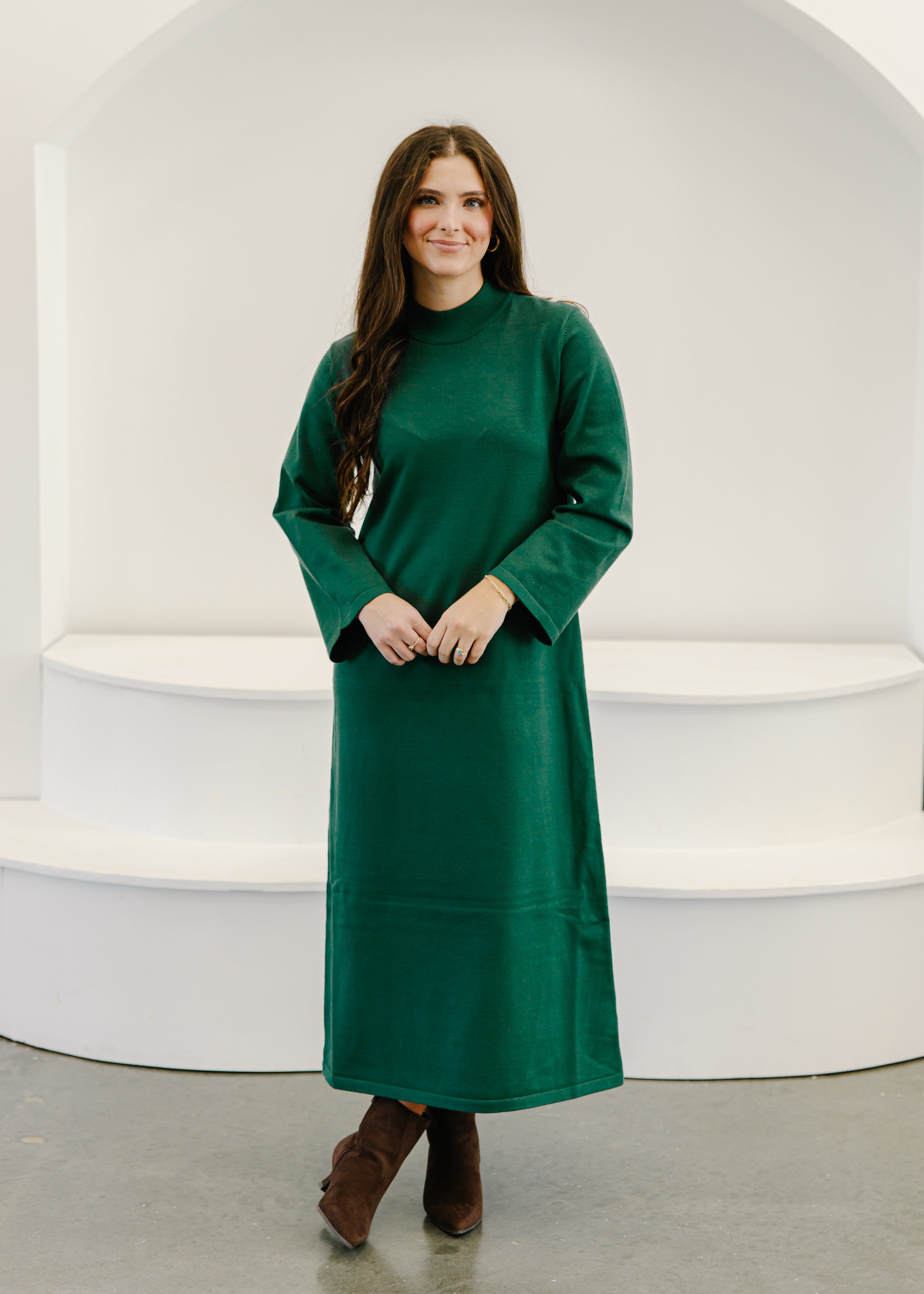 Stella Long Sleeve Midi Dress