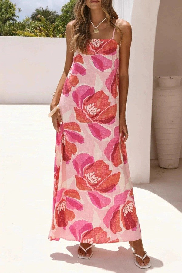 Maribel Sunset Bloom Maxi Dress