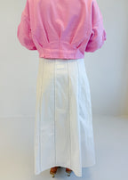 Florence Vertical Seam Midi Skirt