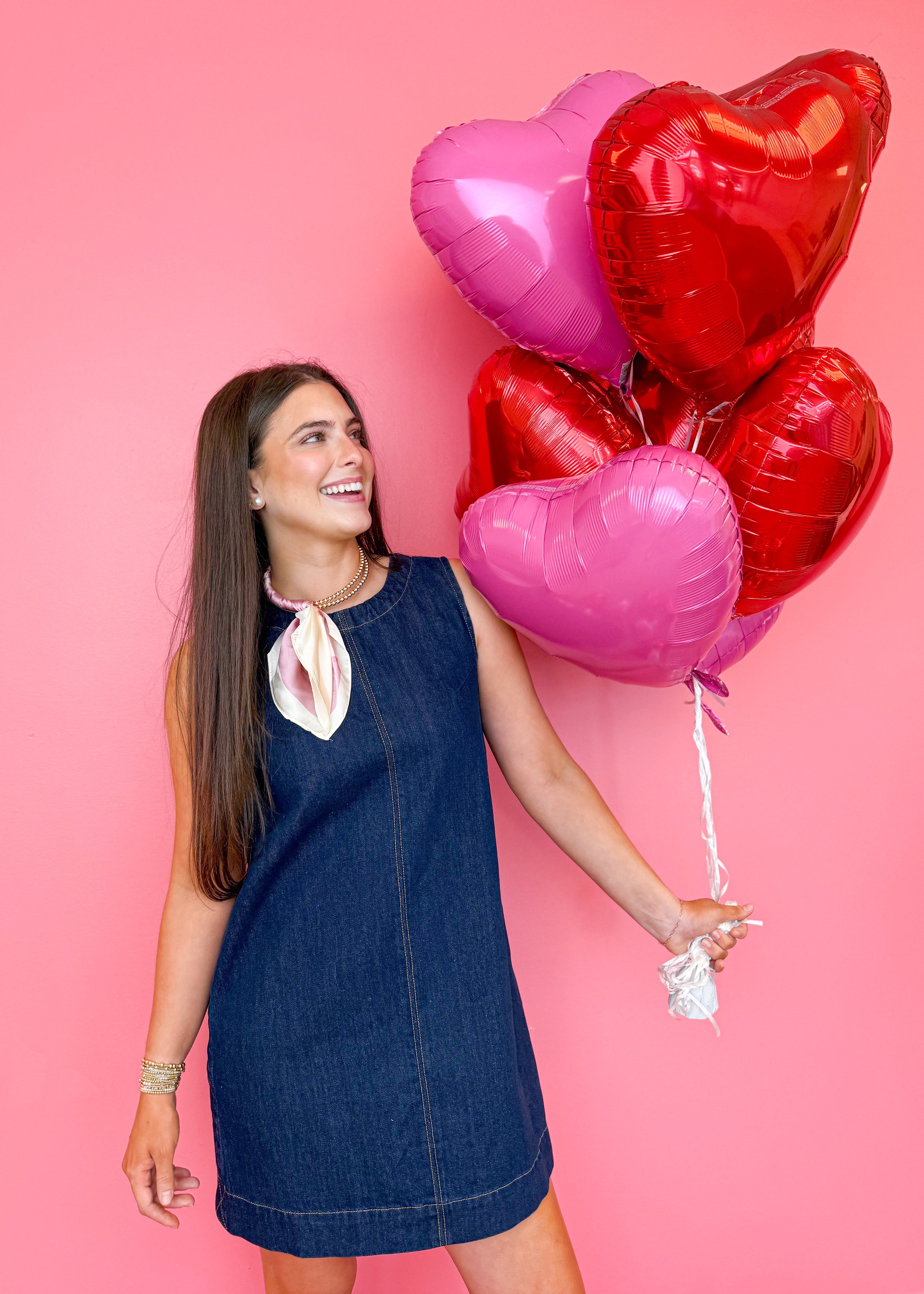 Dolly Denim Exposed Seam Mini Dress