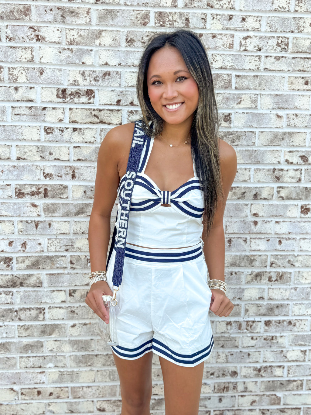 Nautical Halter Bow Set