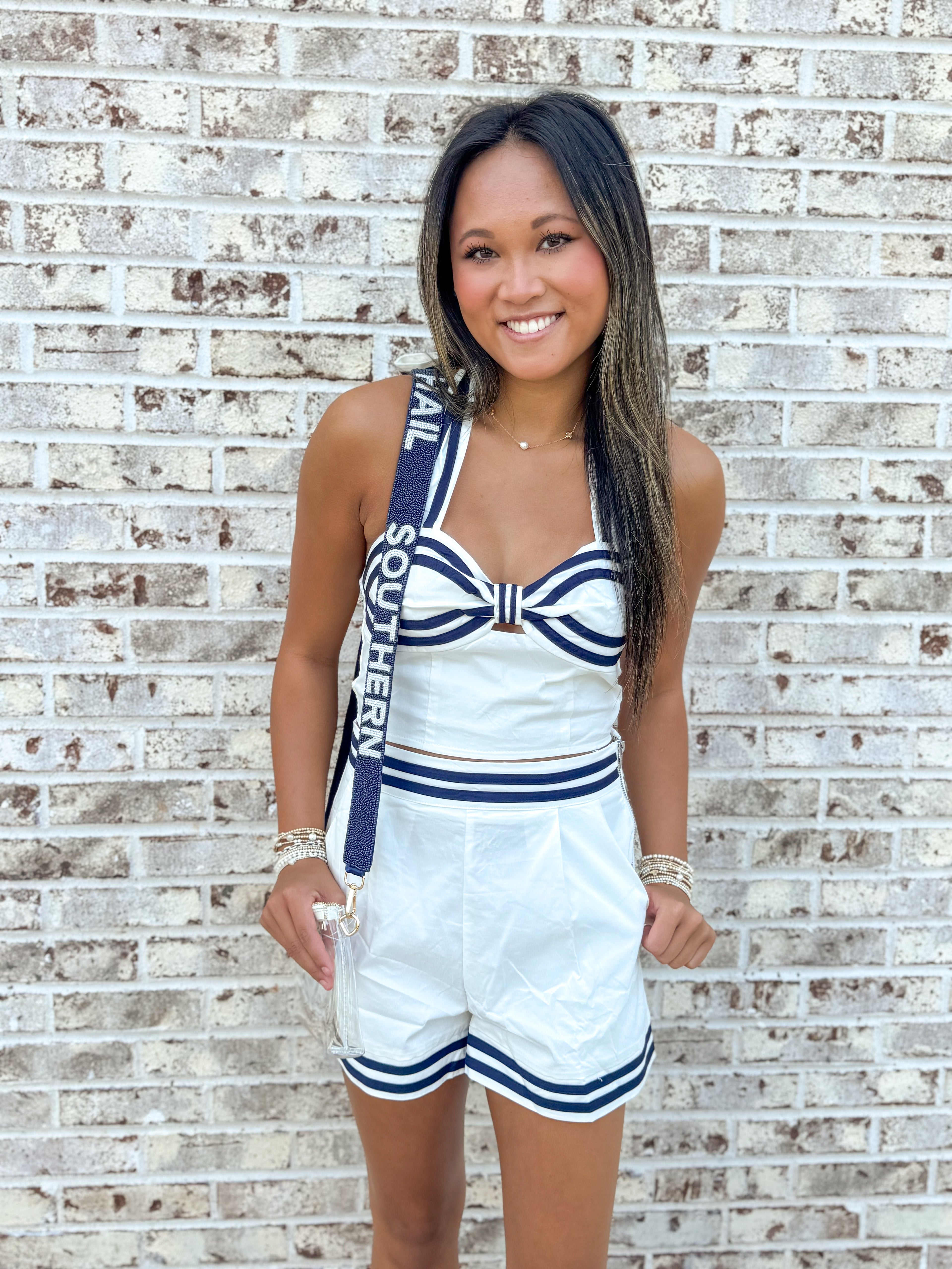 Nautical Halter Bow Set