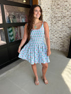 Calla Floral Smocked Mini Dress