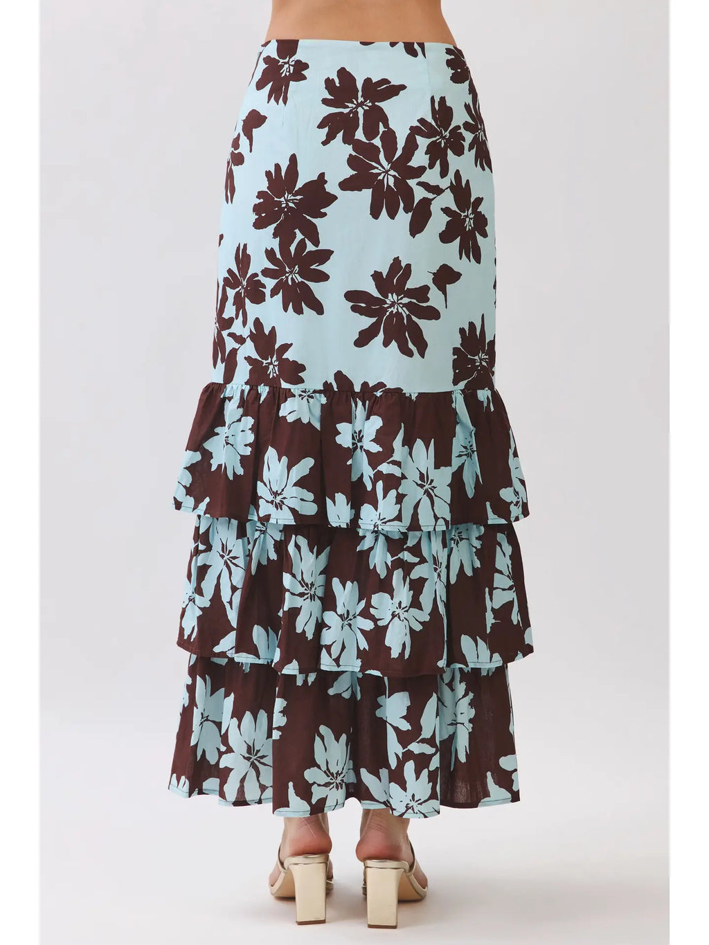 Tara Tiered Ruffle Maxi Skirt