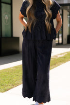 Talia Pinstripe Cropped Pants