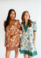 Maribel Puff-Sleeve Mini Dress