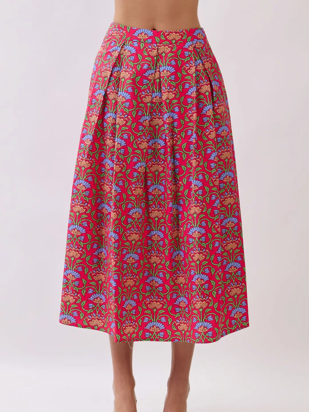 Farah Floral Midi Skirt