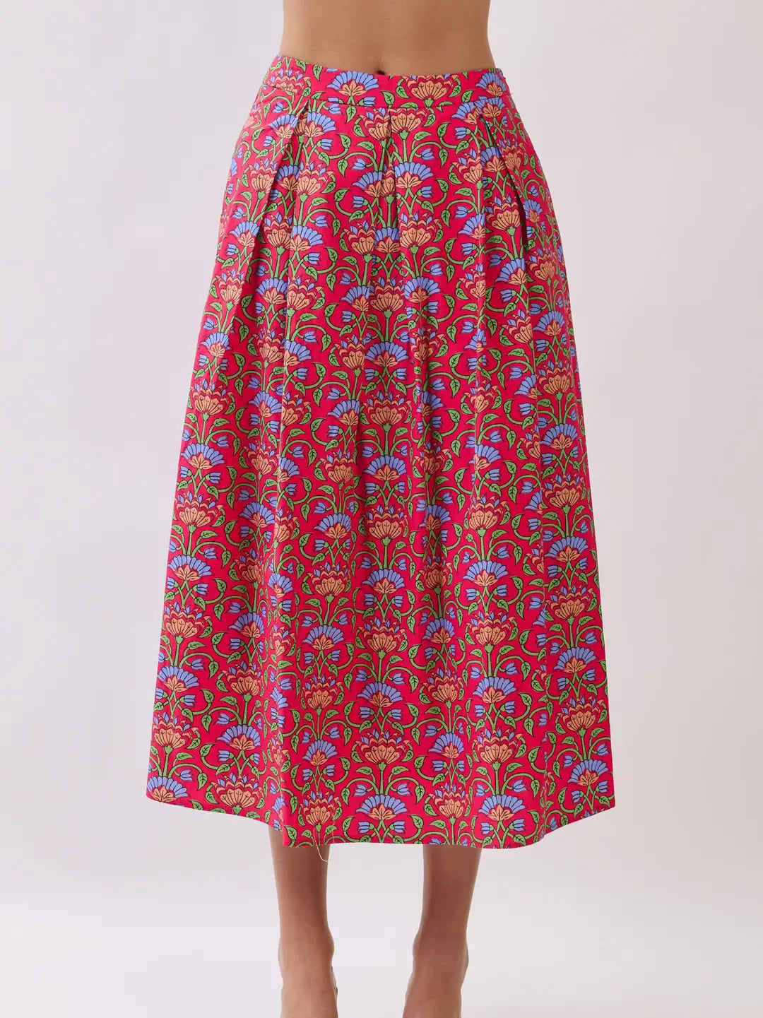 Farah Floral Midi Skirt