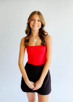 Camille Square Neck Bodysuit