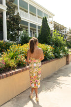 Elodie Embroidered Midi Dress