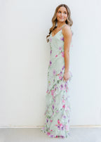 Garden Romance Ruffle Maxi Dress