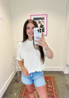 Liora Short Sleeve Summer Sweater