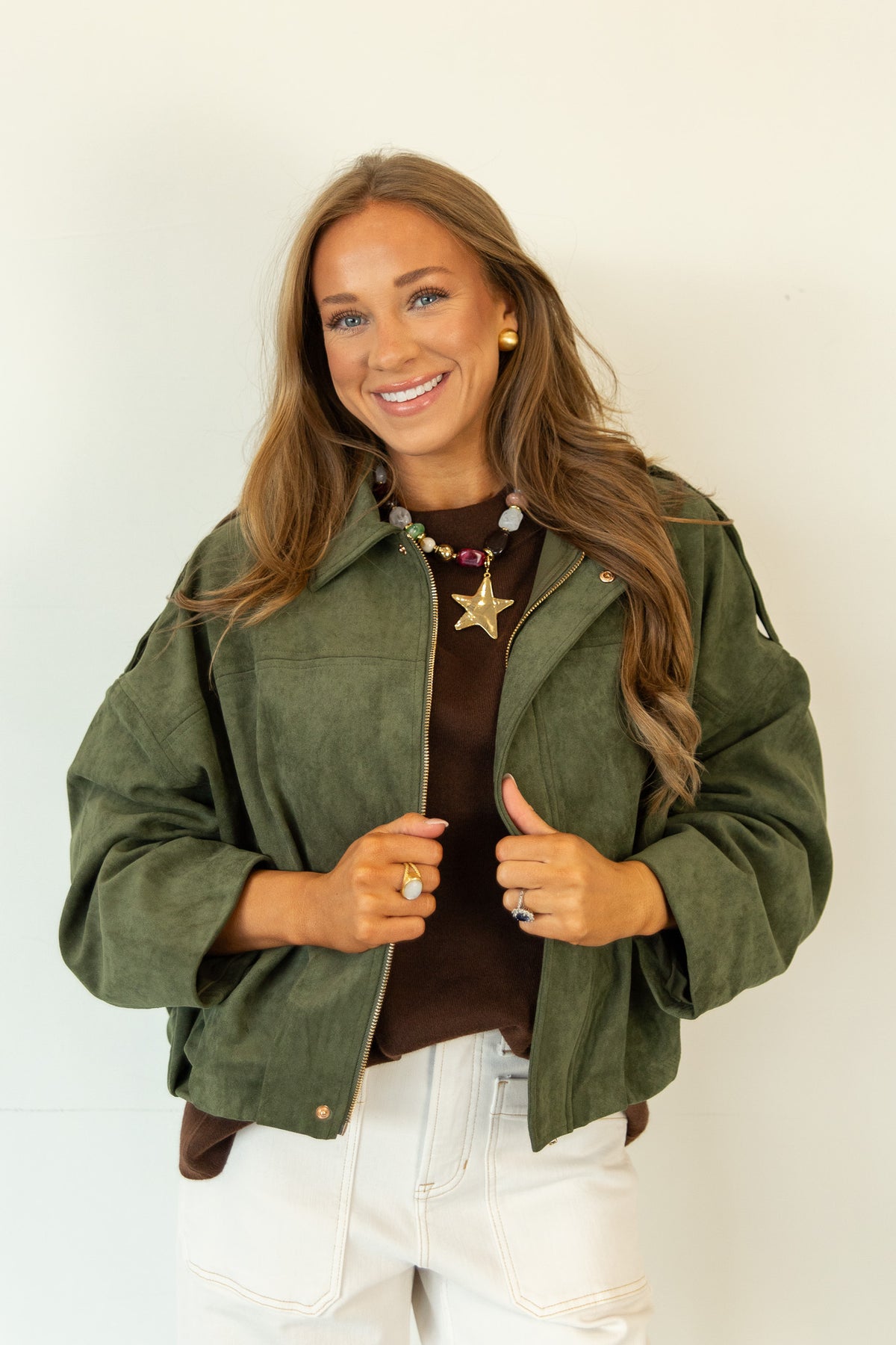 Jessa Soft Suede Jacket