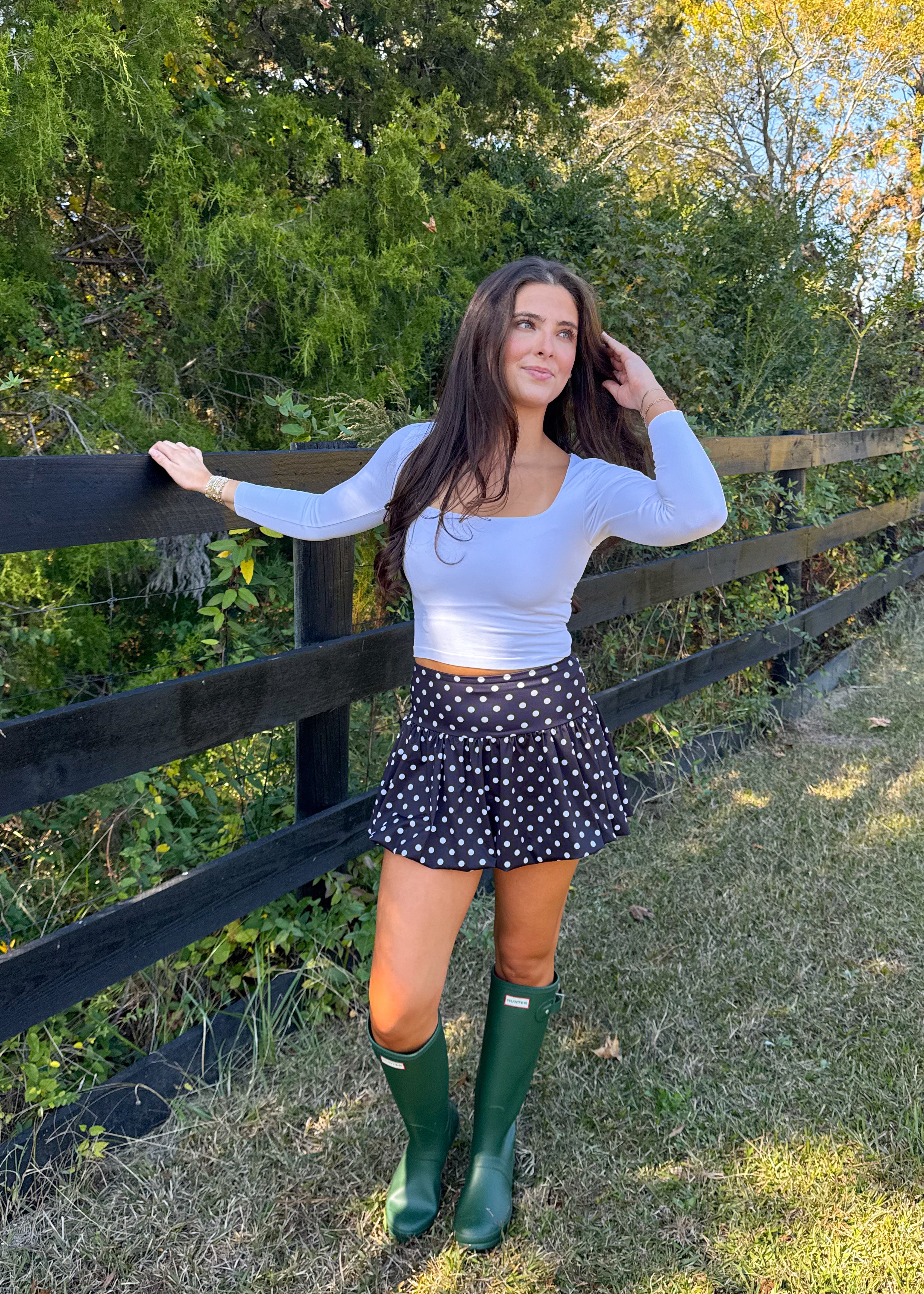 Valeria Polka Dot Skirt