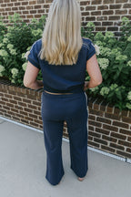 Lacy Elastic Sweatpants