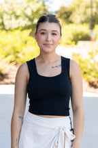 Aisha V-Neck Crop Tank