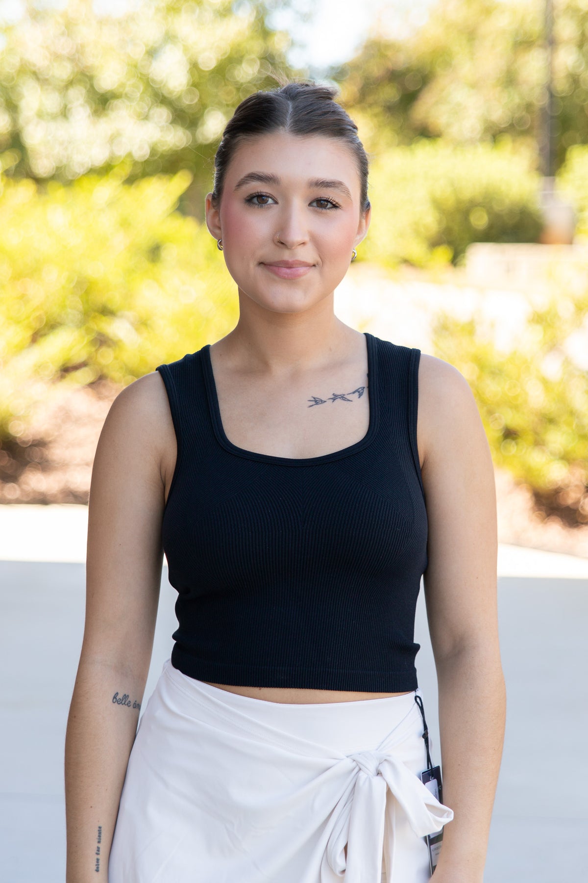 Aisha V-Neck Crop Tank