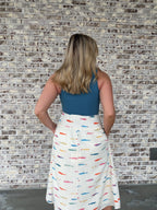 Positano Pesce Midi Skirt