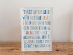 "Proverbs 3: 5-6" Acrylic Shelfie