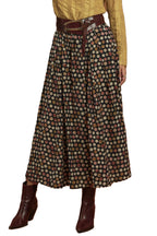 Thalia Polka Dot Maxi Skirt
