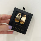 Teardrop Satin Brushed Earrings