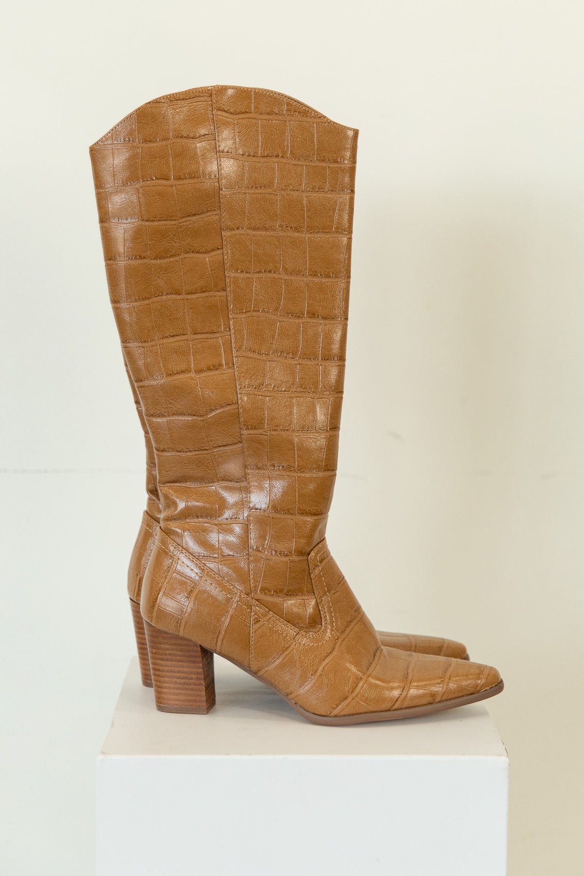 Kirby Croc Knee Boot