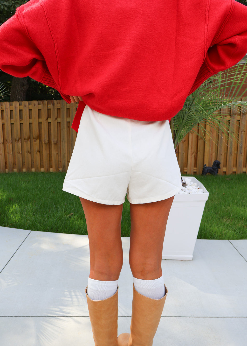 Ashley Braided Wrap Skort