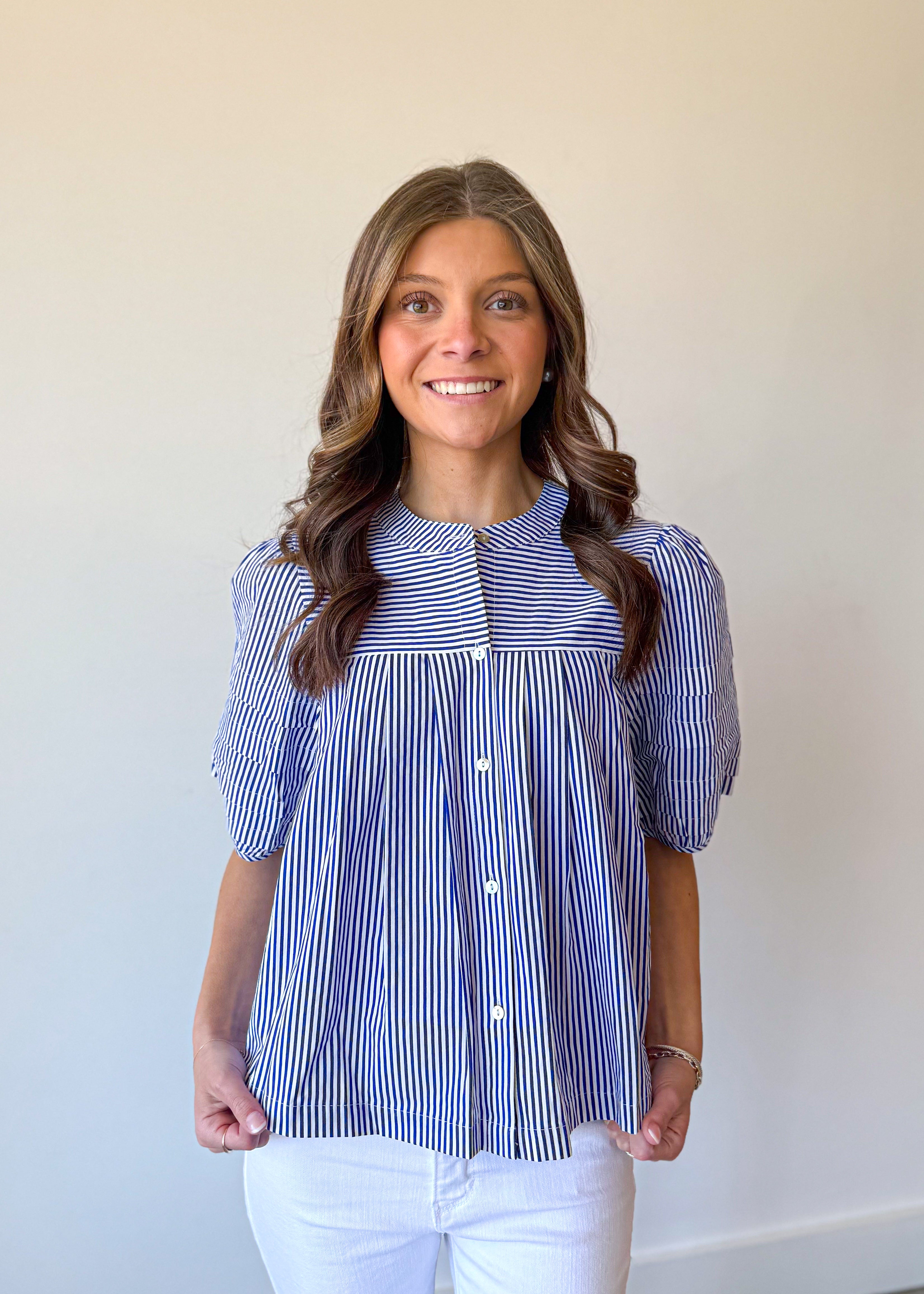 Lottie Puff Sleeve Swing Top