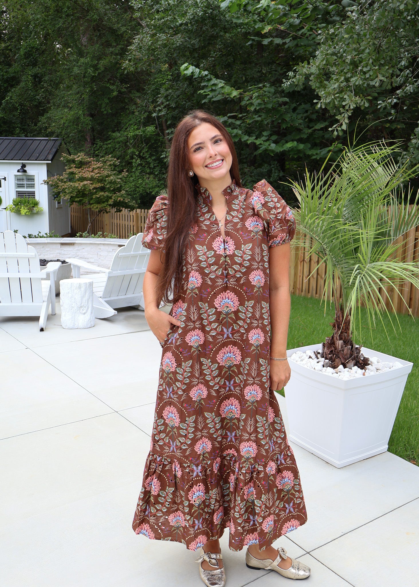 Hadley Floral Midi Dress