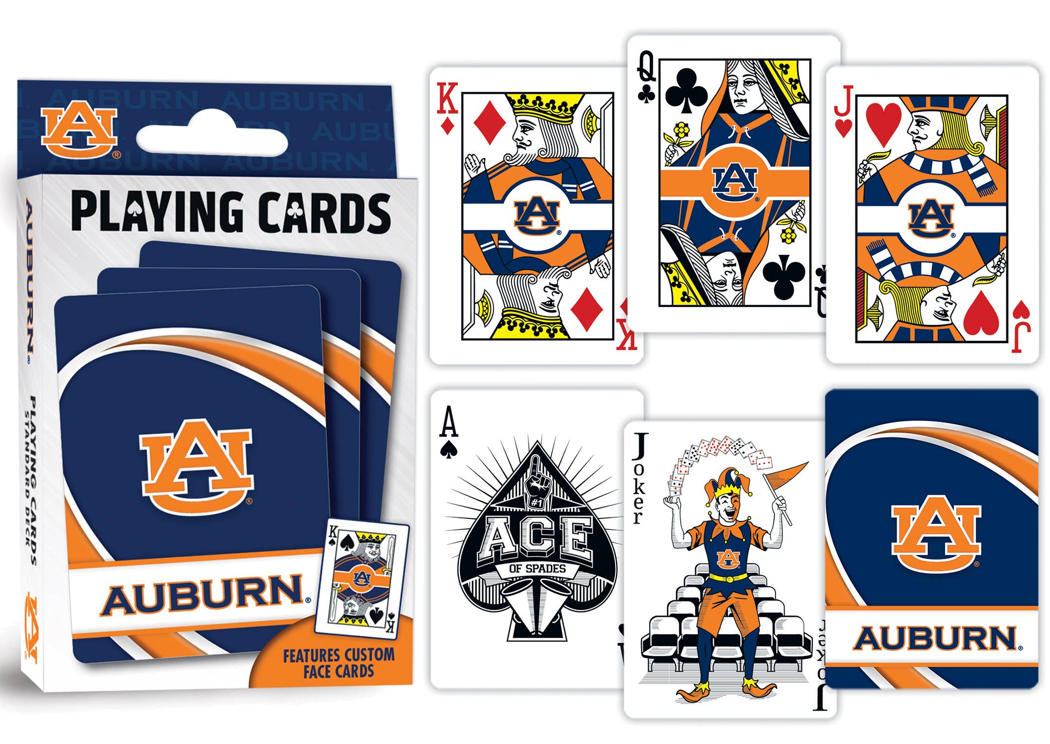 Auburn Tigers Playing Cards