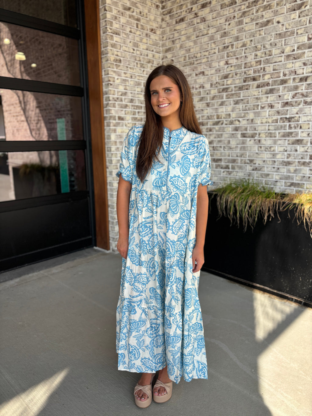 Lena Tiered Midi Dress