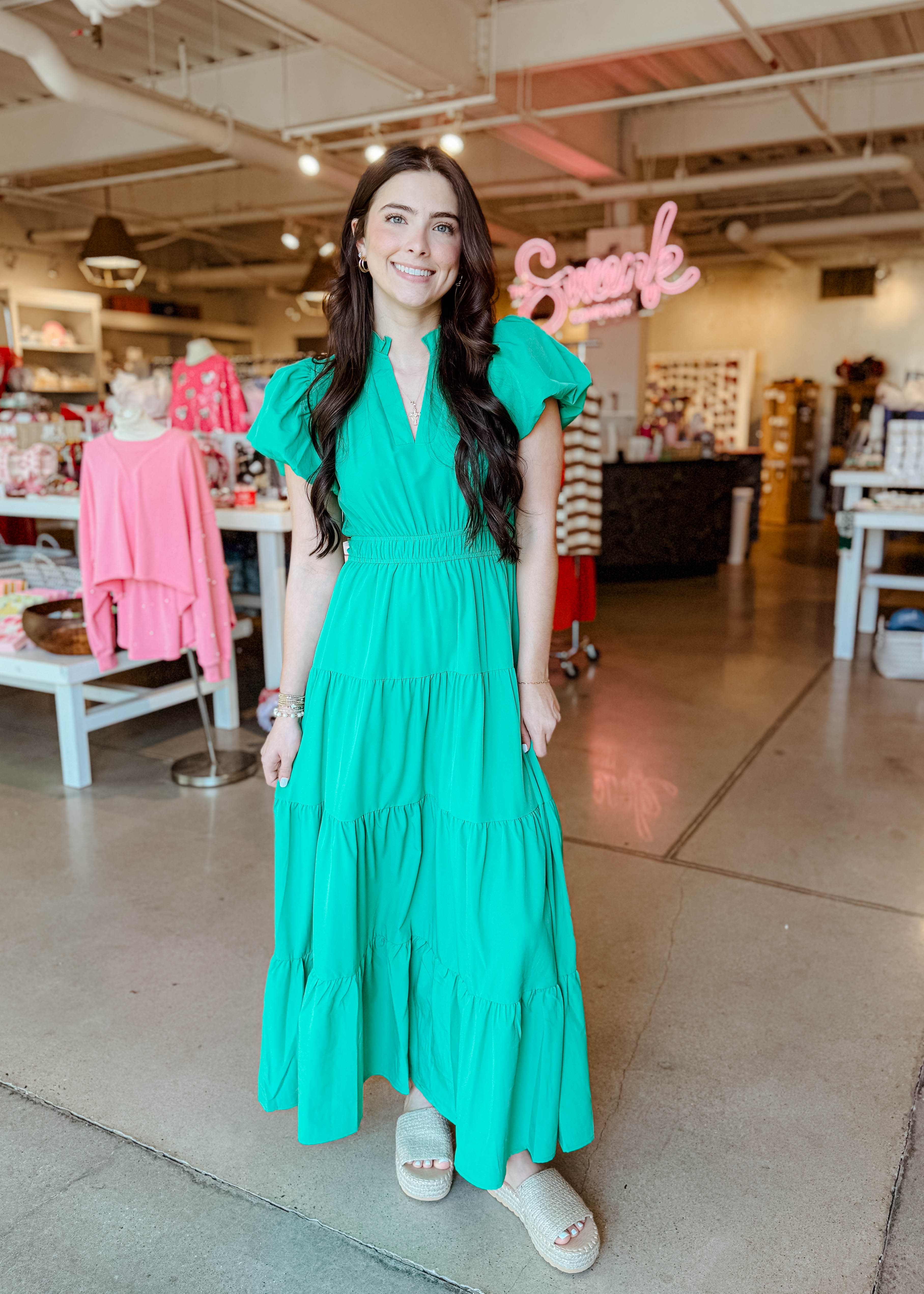 Amelia Tiered Maxi Dress – The Swank Company