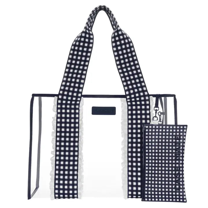 Savannah Gingham Jelly Tote Bag