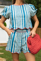 Americana Stripe Shorts