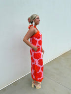 Seashell Halter Maxi Dress