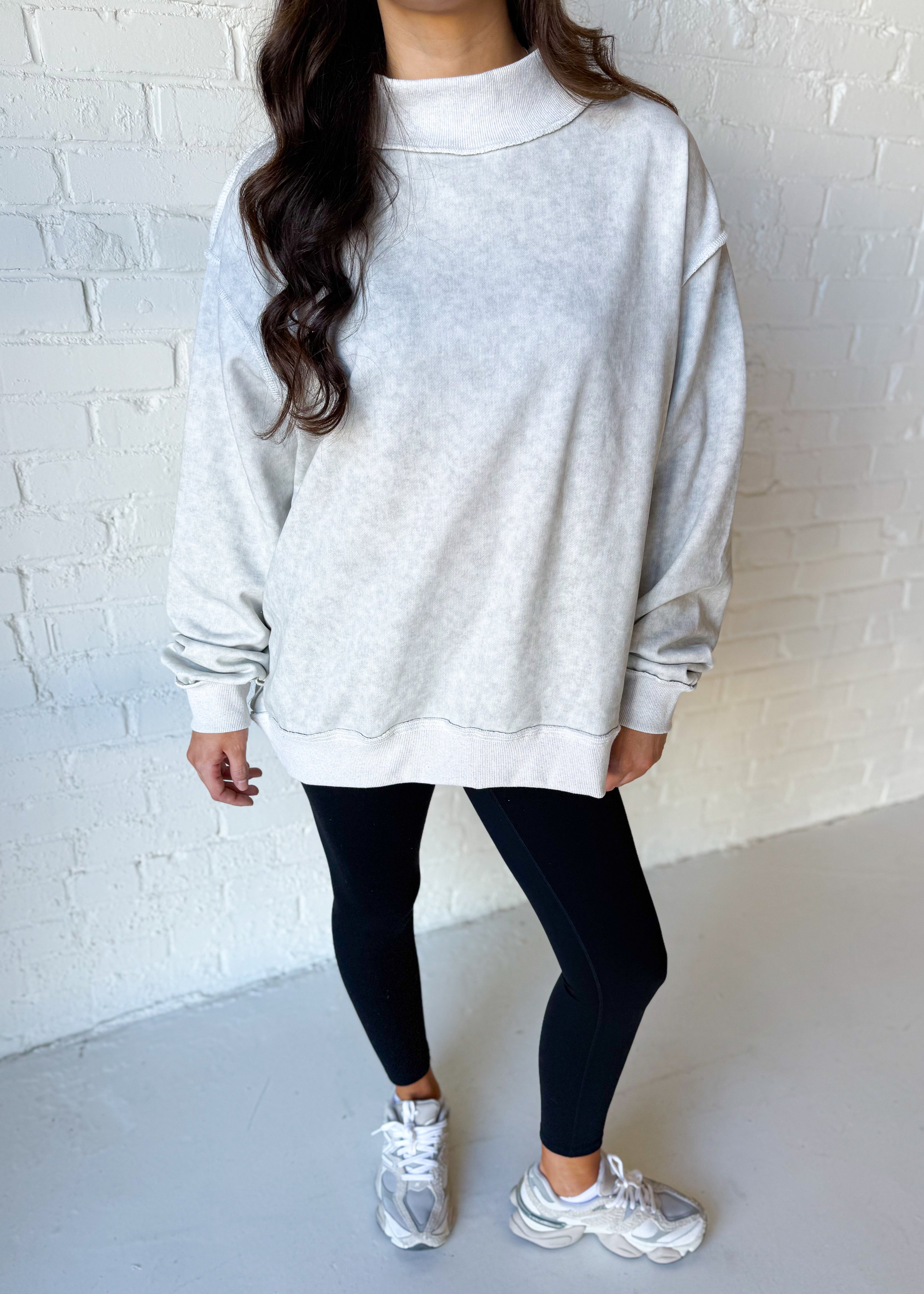 Vintage Wash Oversized Sweatshirt