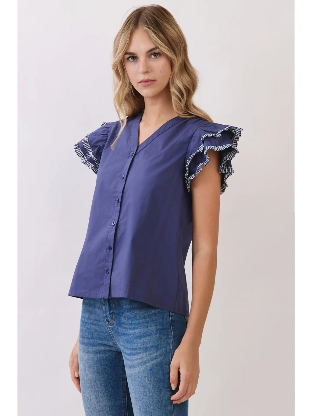 Moriah Ruffle Blouse