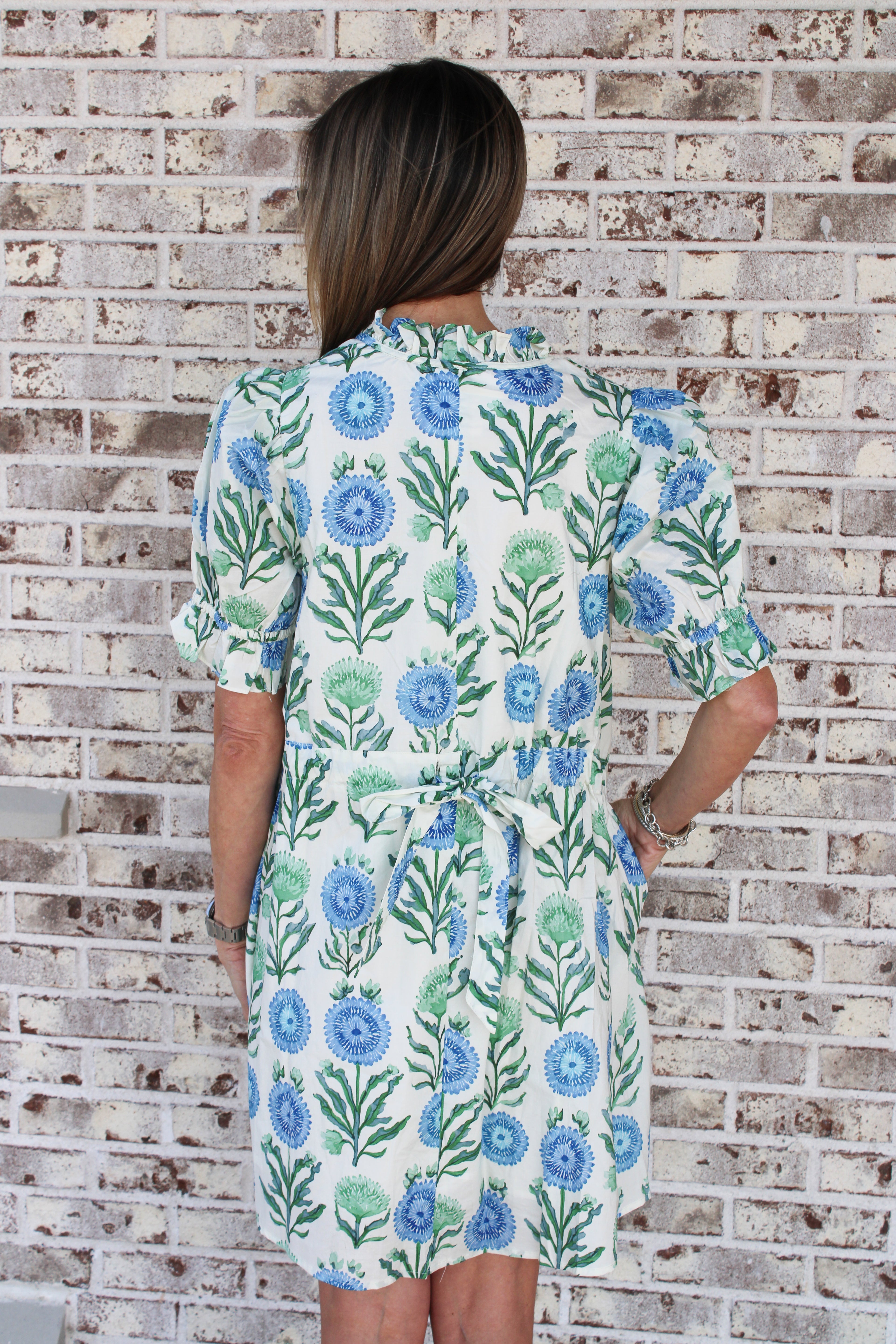 Celeste Floral Puff Sleeve Dress