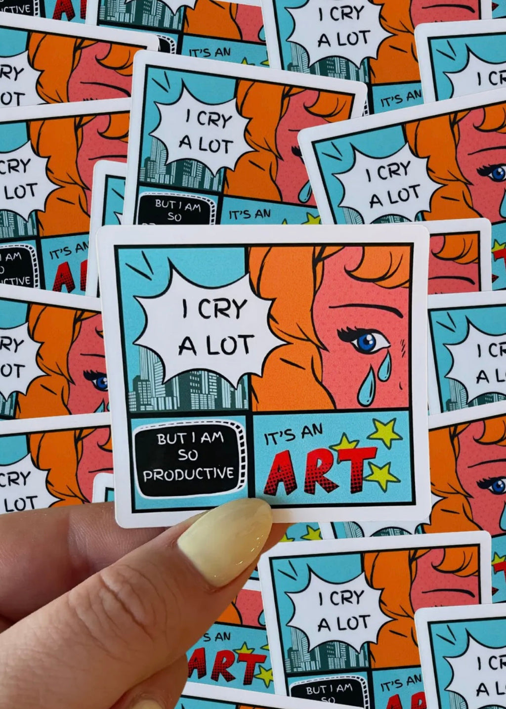 Typo Lettering Co Sticker