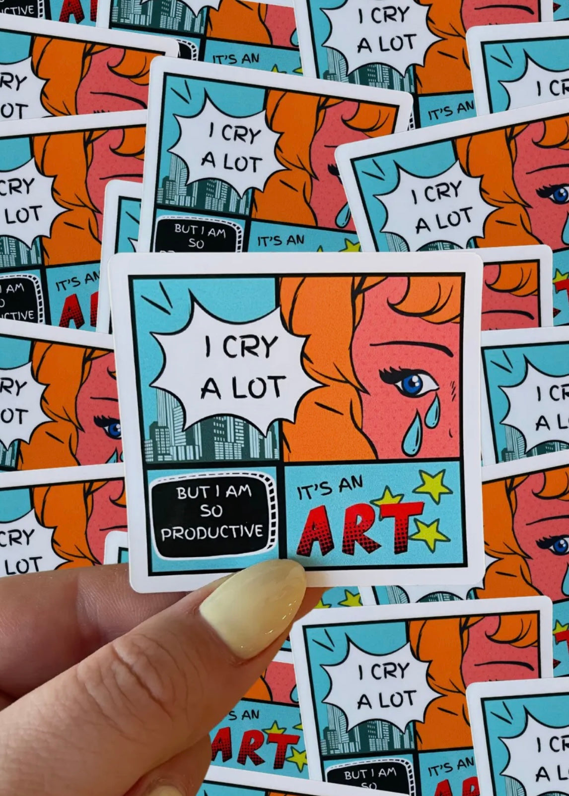 Typo Lettering Co Sticker