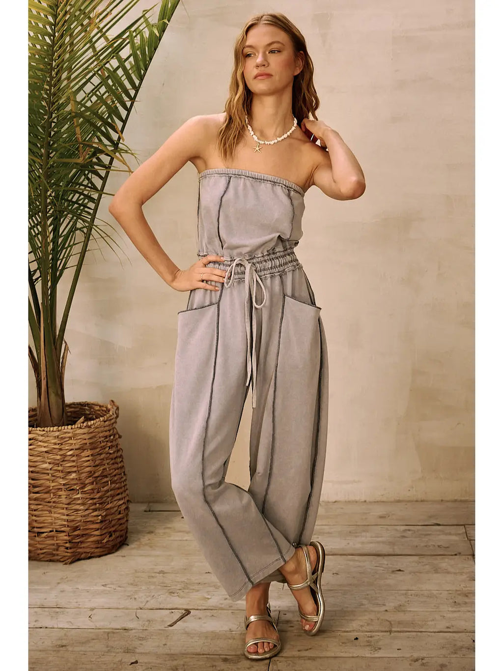 Talia Strapless Jumpsuit