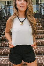 Daria Bow Back Top