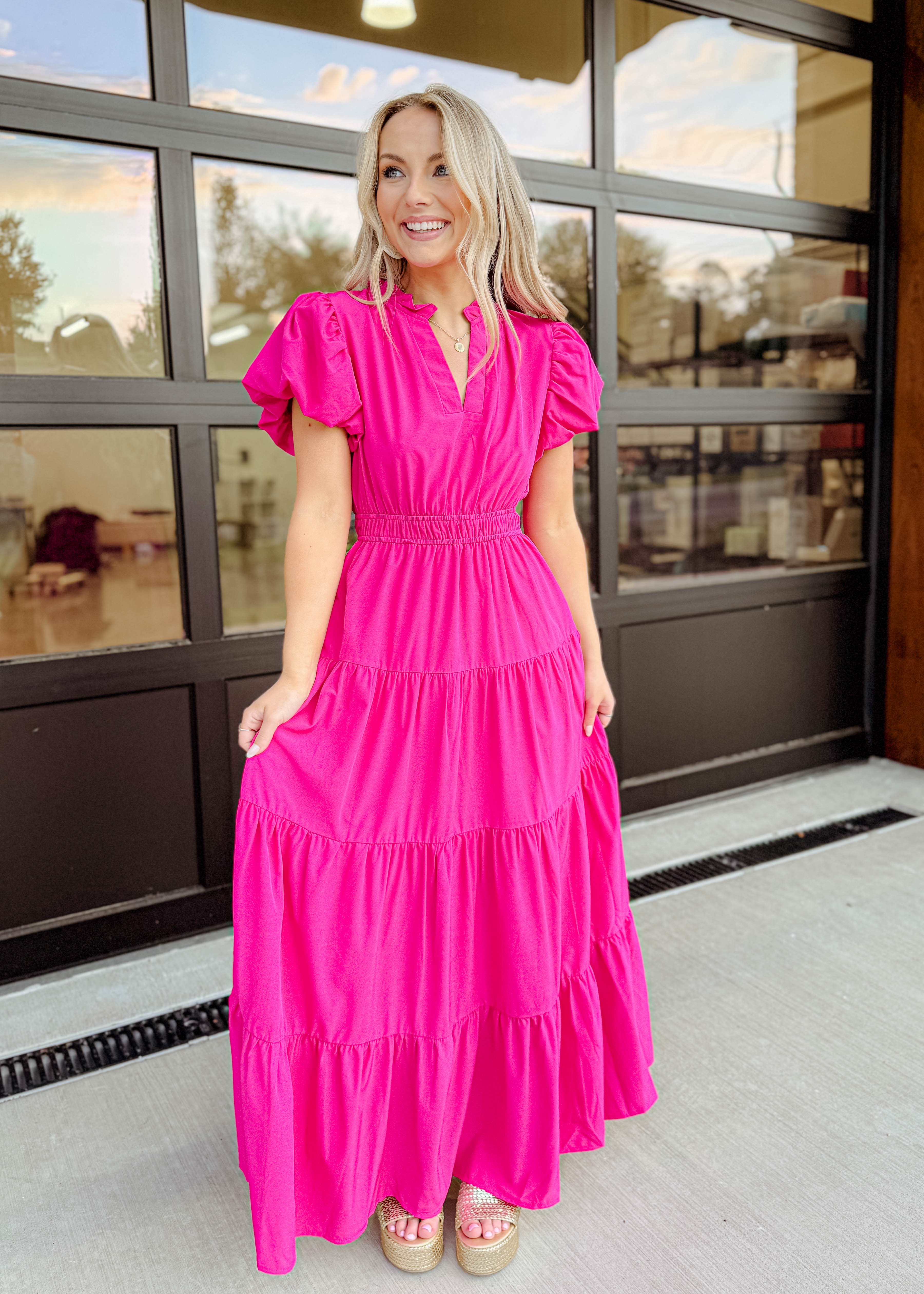 Amelia Tiered Maxi Dress – The Swank Company