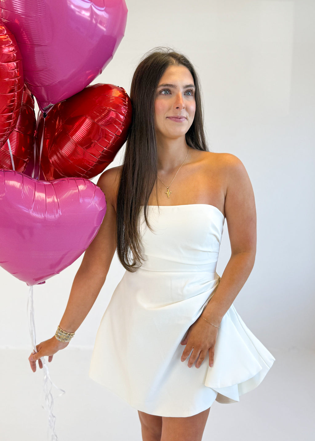 Celeste Asymmetrical Mini Dress