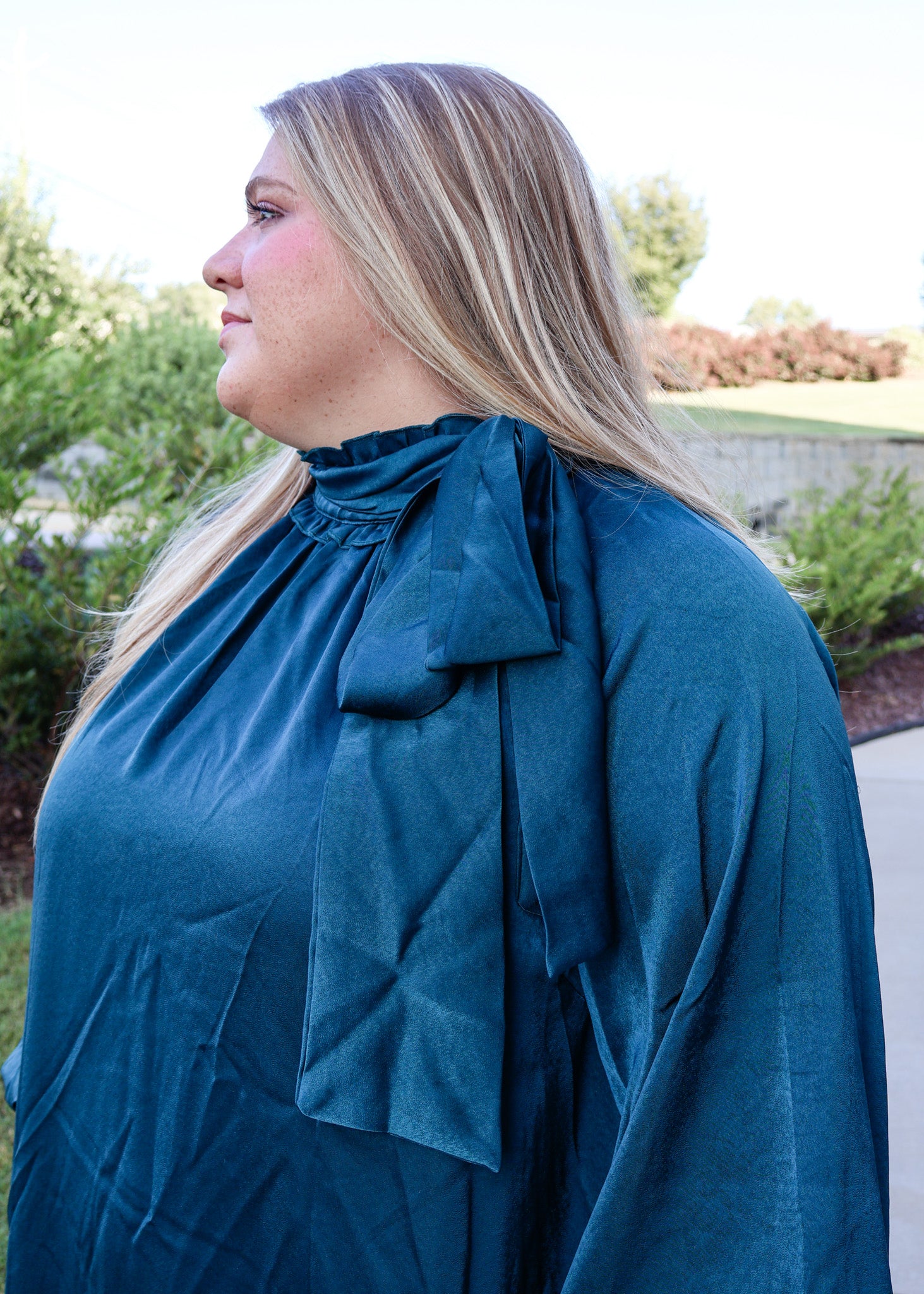Amelia Bow Neck Dress