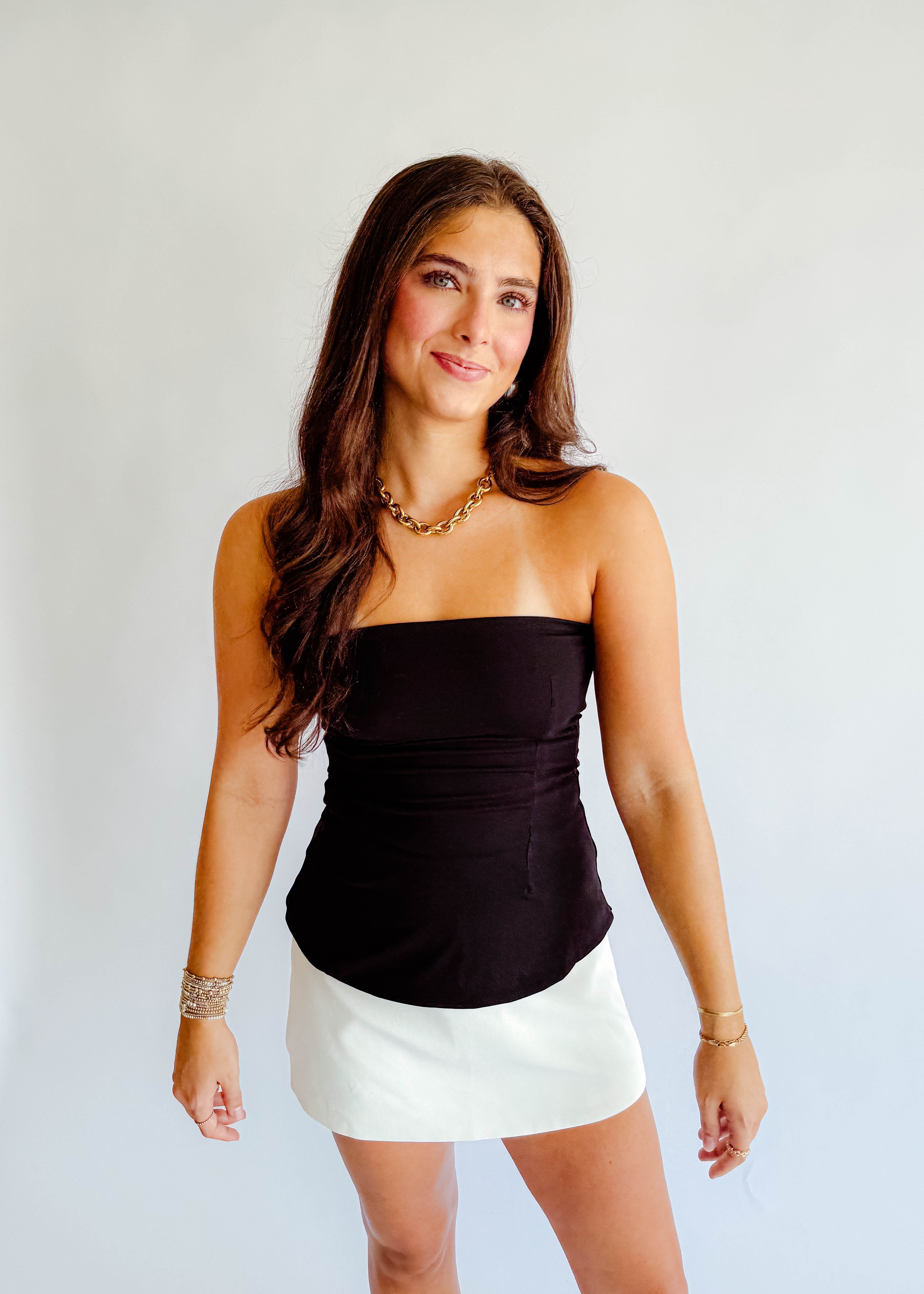 Stephanie High-Waist Minimalist Skort