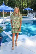 Vivian Floral Puff Sleeve Dress