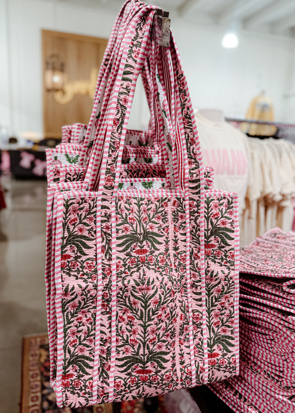 Everyday Quilted Tote Bag